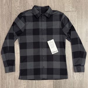 Lululemon Masons Peak flannel button down shirt XS
